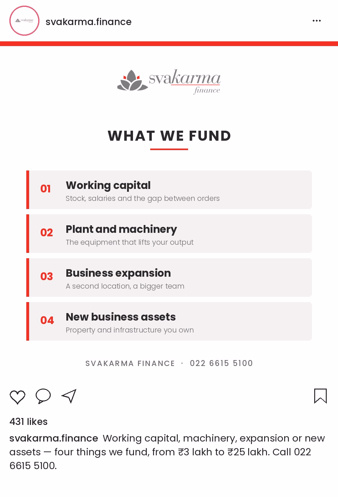 Svakarma Instagram campaign mockup